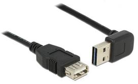Delock Cable Angled USB to USB Black 0.5m
