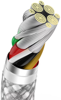 baseus usb c 100w cable - CABLE USB-C TO USB-C 1M/WHITE CALD000202 BASEUS - 6 nuotrauka