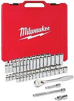 Galvučių su terkšle rinkinys 3/8 56vnt Milwaukee