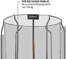 tinklas batutai - Batutas Hudora First Trampoline 400V, 400 cm, su tinklu - 2 nuotrauka