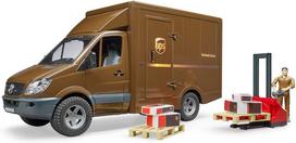 truck driver - Žaislinis automobilis Bruder Sprinter UPS Truck 02538, ruda - 5 nuotrauka