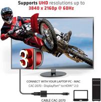 hdmi 2.1 dp - Club 3D DisplayPort1.2 - HDMI 2.0 UHD Active Adapter Black - 5 nuotrauka