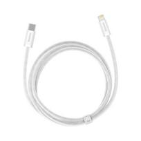 adapteriai is usb c i usb - Greito įkrovimo ir duomenų kabelis Baseus C tipas-iP 20W 1m, baltas - 2 nuotrauka