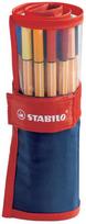 Stabilo Point 88 25pcs Red/Blue Case