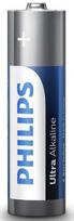 elementai aa - Philips Ultra Alkaline AA 4x - 2 nuotrauka