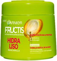 garnier plauku kauke - Garnier Fructis Hidra Liso 72h Mascarilla 300ml - 1 nuotrauka