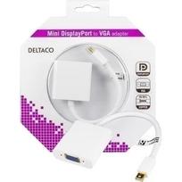 vga kabelis - Deltaco mini DisplayPort - VGA, baltas / DP-VGA4-K - 1 nuotrauka