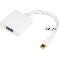 vga kabelis - Deltaco mini DisplayPort - VGA, baltas / DP-VGA4-K - 2 nuotrauka