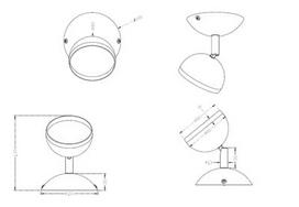 kryptinisi sviestuvai - Tvirtinamas šviestuvas Trio Tondo 872810101 3,8W LED - 2 nuotrauka
