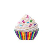 vandens pripuciami ciuziniai - Plaustas Cupcake Intex, 142 x 135 cm - 2 nuotrauka