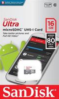 sandisk ultra class 10 - Sandisk 16GB Ultra Android micro SDHC 80MB/s Class 10 - 3 nuotrauka