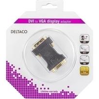 vga dvi - Deltaco DVI-A-M - VGA-F, juodas / DVI-4-K - 1 nuotrauka