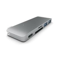 Satechi Type-C USB Passthrough Hub,space gray