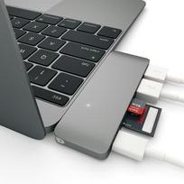 satechi usb c - Satechi Type-C USB Passthrough Hub,space gray - 3 nuotrauka