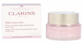 active antioxidant - CLARINS MULTI-ACTIVE JOUR ALL SKIN TYPES dieninis kremas, 50 ml - 1 nuotrauka