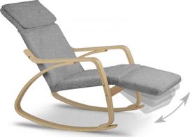 poilsio kreslas - Supamasis krėslas Sofotel Suzi, pilkas, 136 cm x 67 cm x 93 cm - 4 nuotrauka