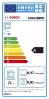 orkaite bosch - Bosch HBA533BS0S - 9 nuotrauka