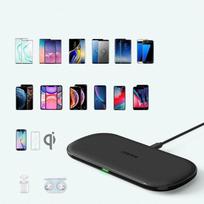 18w ikroviklis - Greitasis bevielis dviejų telefonų įkroviklis CHOETECH, 18W - 3 nuotrauka