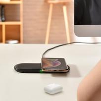 18w ikroviklis - Greitasis bevielis dviejų telefonų įkroviklis CHOETECH, 18W - 7 nuotrauka