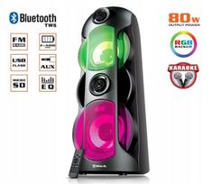 koloneles nesiojamis - Belaidė kolonėlė REAL-EL X-787, juoda, 80 W - 6 nuotrauka