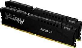 ddr5 - Kingston Fury Beast Black 2x8GB DDR5 5600MHZ DIMM KF556C40BBK2-16 - 2 nuotrauka