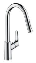 virtuves maisytuvas senukai -  Hansgrohe Focus 318158, chromo - 1 nuotrauka