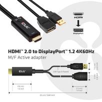 hdmi to displayport kabelis - CLUB 3D CAC-1331 - 2 nuotrauka