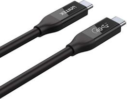 usb c 100w laidas - UNITEK C14100BK-0.8M - 2 nuotrauka