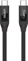 usb c 100w laidas - UNITEK C14100BK-0.8M - 3 nuotrauka