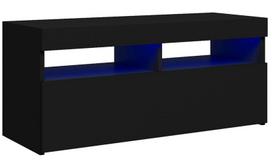 TV staliukas VLX LED 804383, juodas, 900 mm x 350 mm x 400 mm