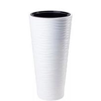 vazonas 40 cm - Plastikinis vazonas Sahara Slim, Ø40 cm - 1 nuotrauka