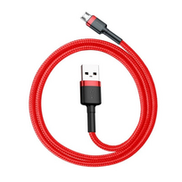 micro usb baseus - Baseus CAMKLF-B09 Red - 2 nuotrauka