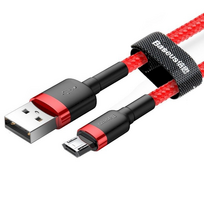 micro usb baseus - Baseus CAMKLF-B09 Red - 4 nuotrauka