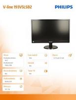 65 philips - Philips 193V5LSB2 - 5 nuotrauka
