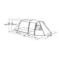 palapines tentai - Easy Camp Huntsville 400 Grey (Pilka) - 4 nuotrauka