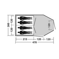 palapines tentai - Easy Camp Huntsville 400 Grey (Pilka) - 5 nuotrauka