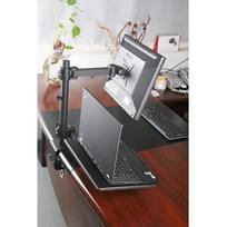 lcd stovas - Monitoriaus laikiklis ART-23 LCD/LED juodas 13-27''+notebook desk moutin - 2 nuotrauka