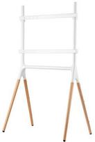 tv grindu stovas - NEWSTAR TV SET ACC FLOOR STAND WHITE/37-70" NM-M1000 WHITE  - 1 nuotrauka