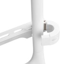 tv grindu stovas - NEWSTAR TV SET ACC FLOOR STAND WHITE/37-70" NM-M1000 WHITE  - 4 nuotrauka