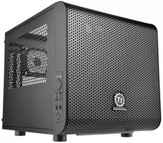 mini itx case - THERMALTAKE Core V1 Mini-ITX Case 2x USB 3.0 and 1x HD Audio I/O connector on top, one preinstalled 200mm fan - 2 nuotrauka