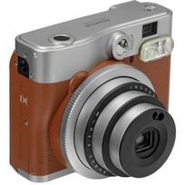 momentinis fotoaparatas - Fujifilm Instax Mini 90 Neo Classic Brown (Rudas) - 2 nuotrauka