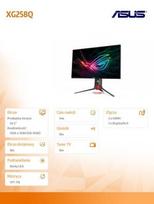 asus zaidimu - Asus ROG Strix XG258Q - 6 nuotrauka