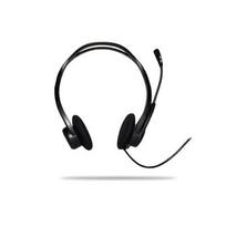 logitech ausin - Logitech PC Headset 960 Black (Juodos) - 3 nuotrauka