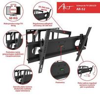 lcd stovas - ART Holder AR-52 60kg for LCD/ LED / Plasma  30-70'' adj. vertical/horizontal - 2 nuotrauka