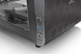 micro tower - THERMALTAKE Core V21 Micro ATX Tower black I/O Port 2xUSB3.0 1xHD Audio Side window 5 expansion slots cases be stacked - 8 nuotrauka