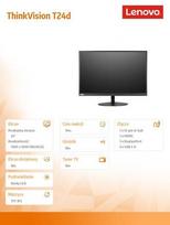 lenova 24 - Lenovo ThinkVision T24D - 5 nuotrauka