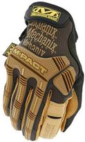 Darbo pirštinės Mechanix Wear Leather M-Pact LMP-75-011, ruda/juoda, XL