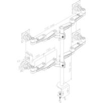 monitoriu laikiklis 100x100 - TV SET ACC DESK MOUNT SILVER/10-26" FPMA-D935D4 NEWSTAR - 3 nuotrauka