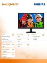 ipe 5 m - Philips 23.8" 240V5QDAB - 6 nuotrauka