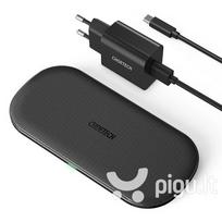 18w ikroviklis - Greitasis bevielis dviejų telefonų įkroviklis CHOETECH, 18W - 10 nuotrauka